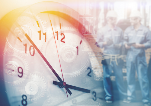 eine funktionierende uhr